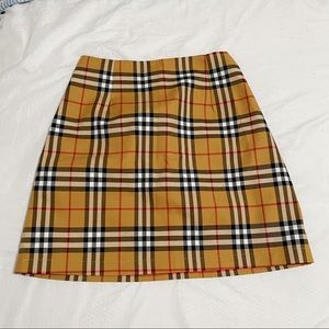 Unbranded Plaid Skirt